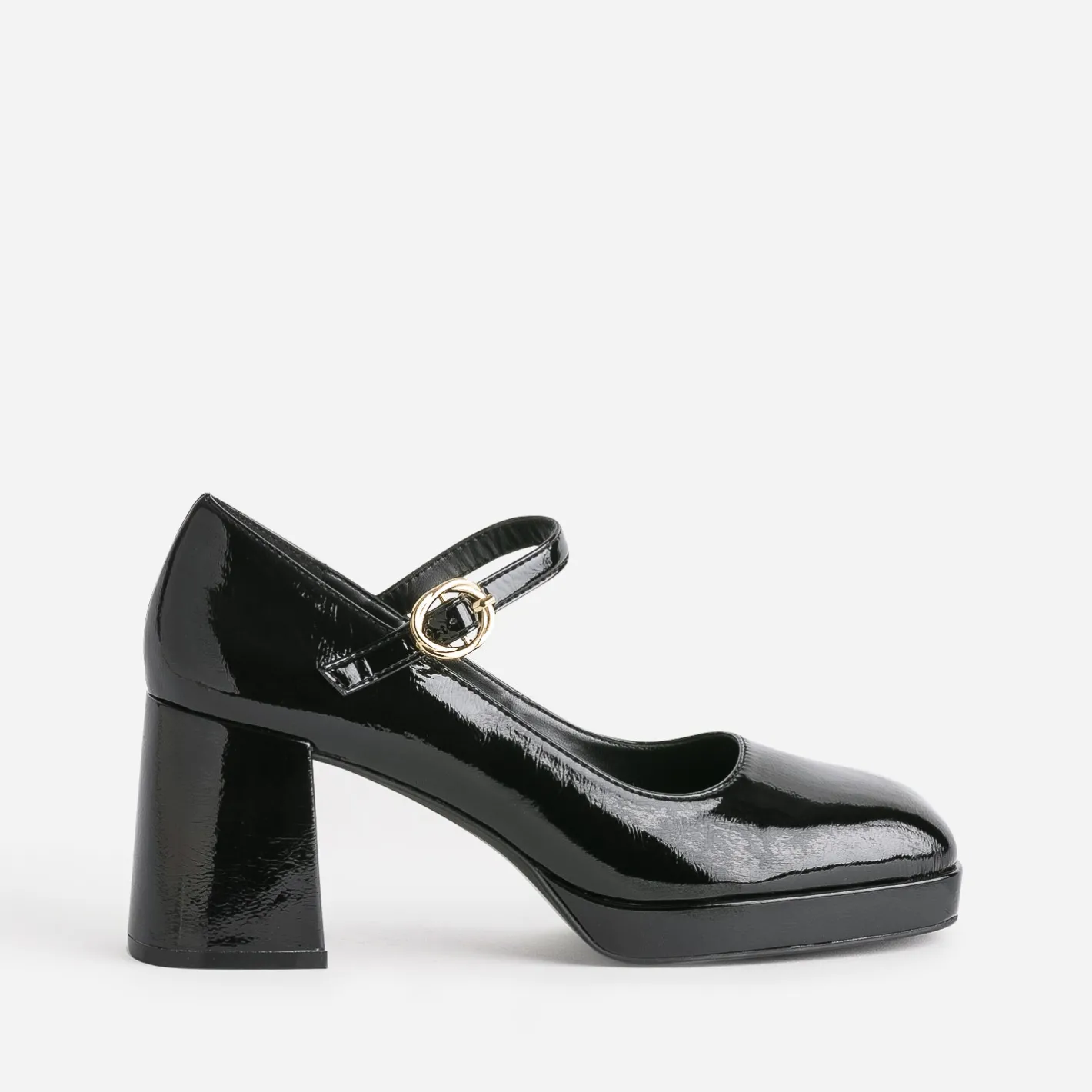 Babies à talon verni à plateforme^Eram Discount