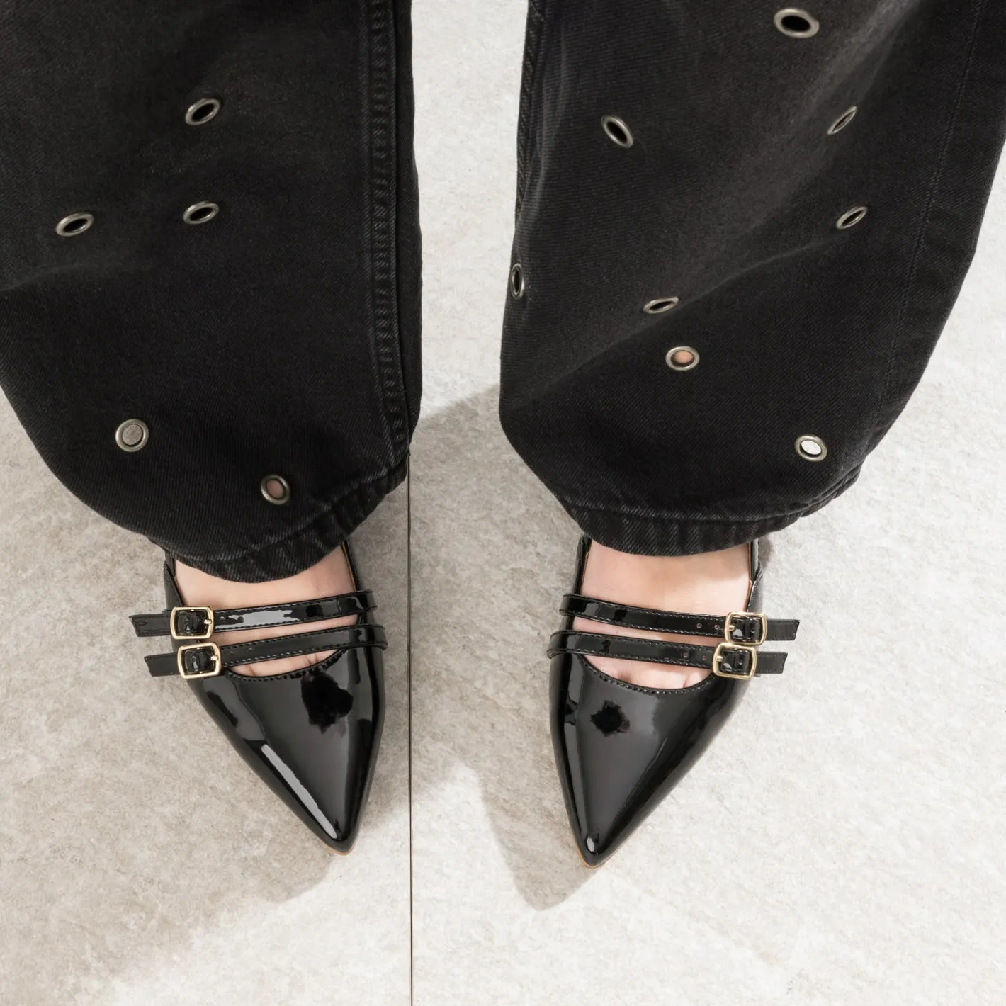 Babies slingback e vernie^Texto Hot