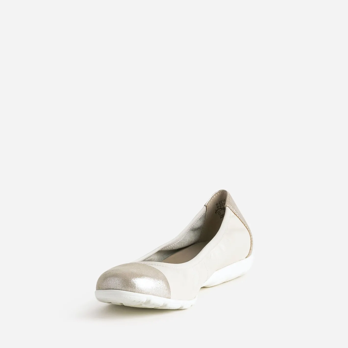 Ballerine élastiquée à bout irisé^Caprice Online