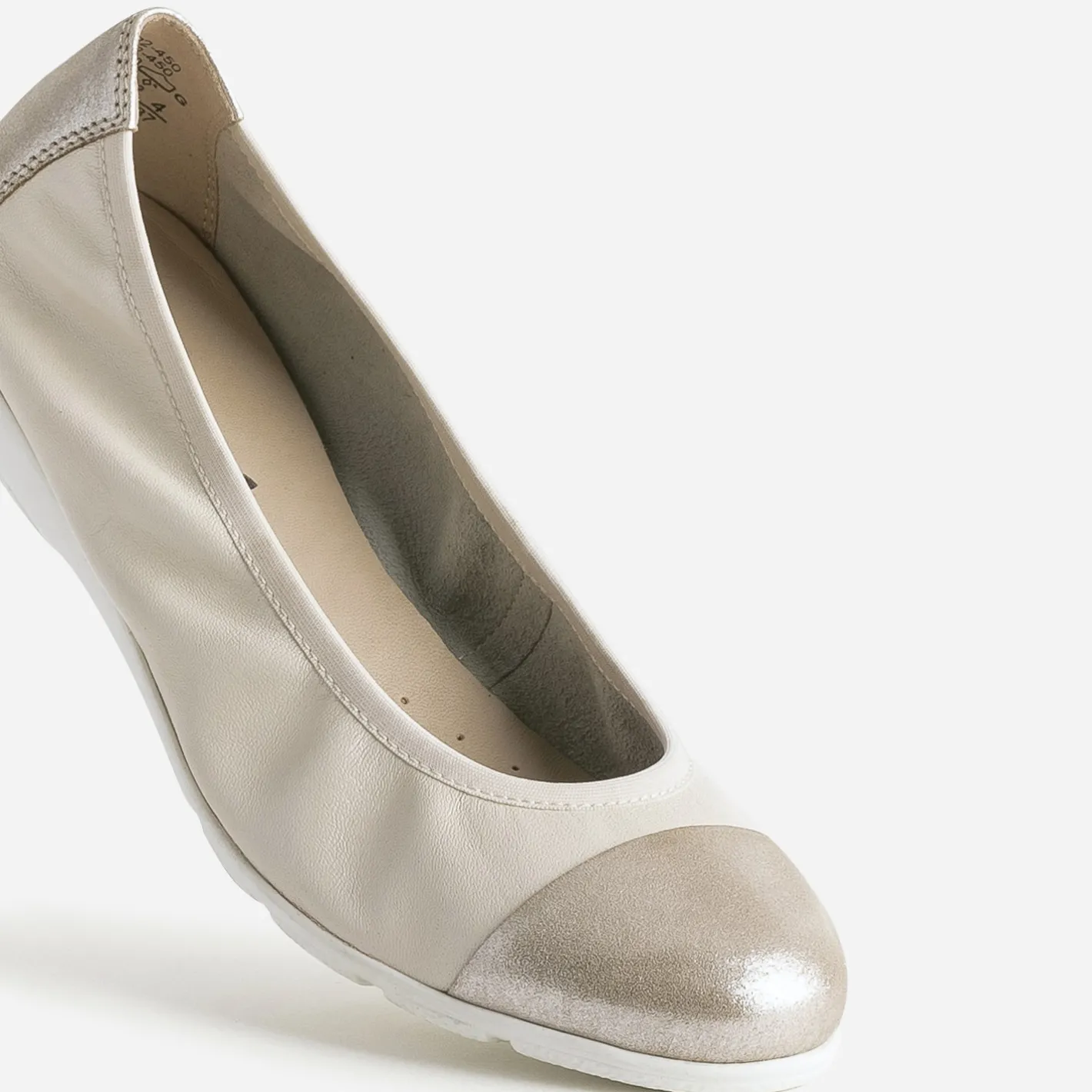 Ballerine élastiquée à bout irisé^Caprice Online