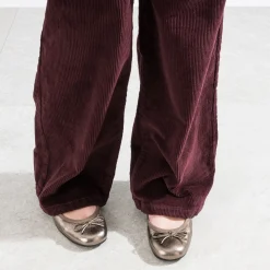 Ballerine dorée foncée en cuir^Eram Sale