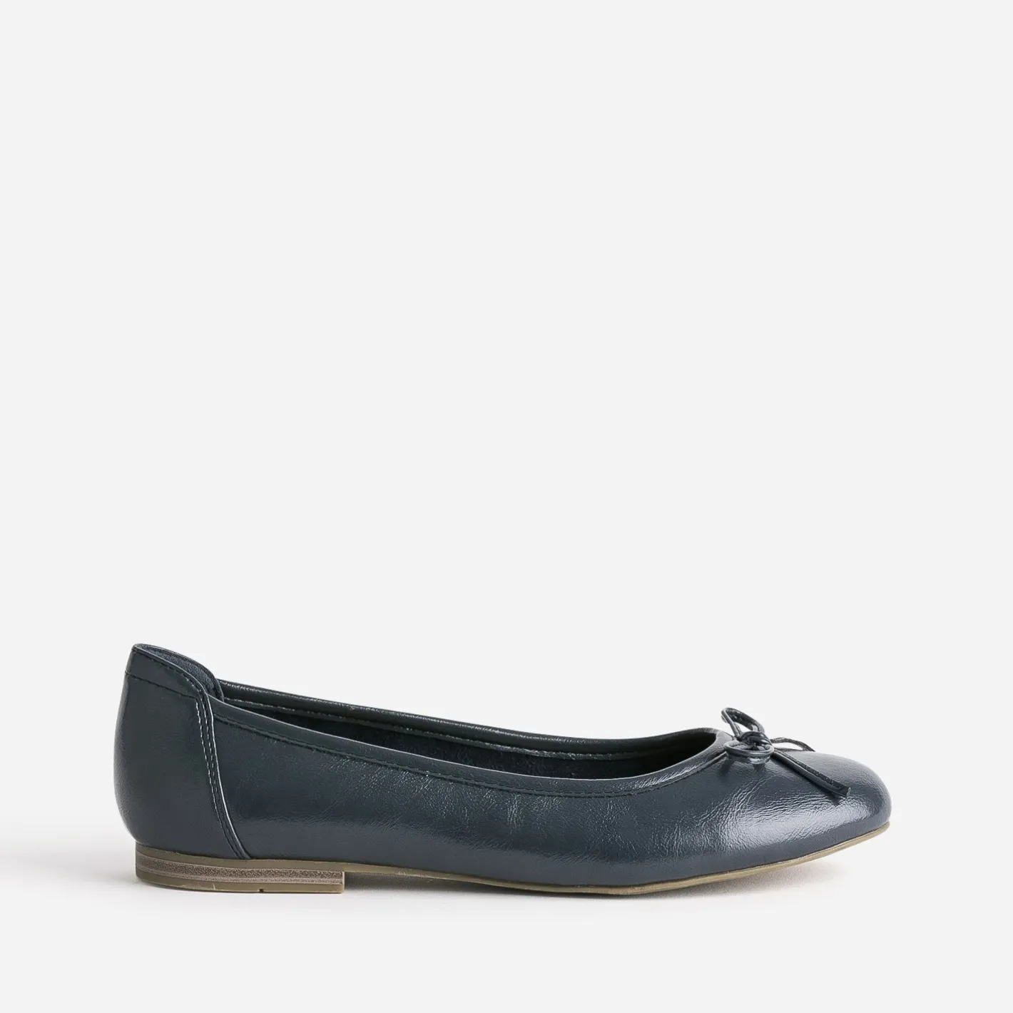Ballerine marine avec nœud^Eram New
