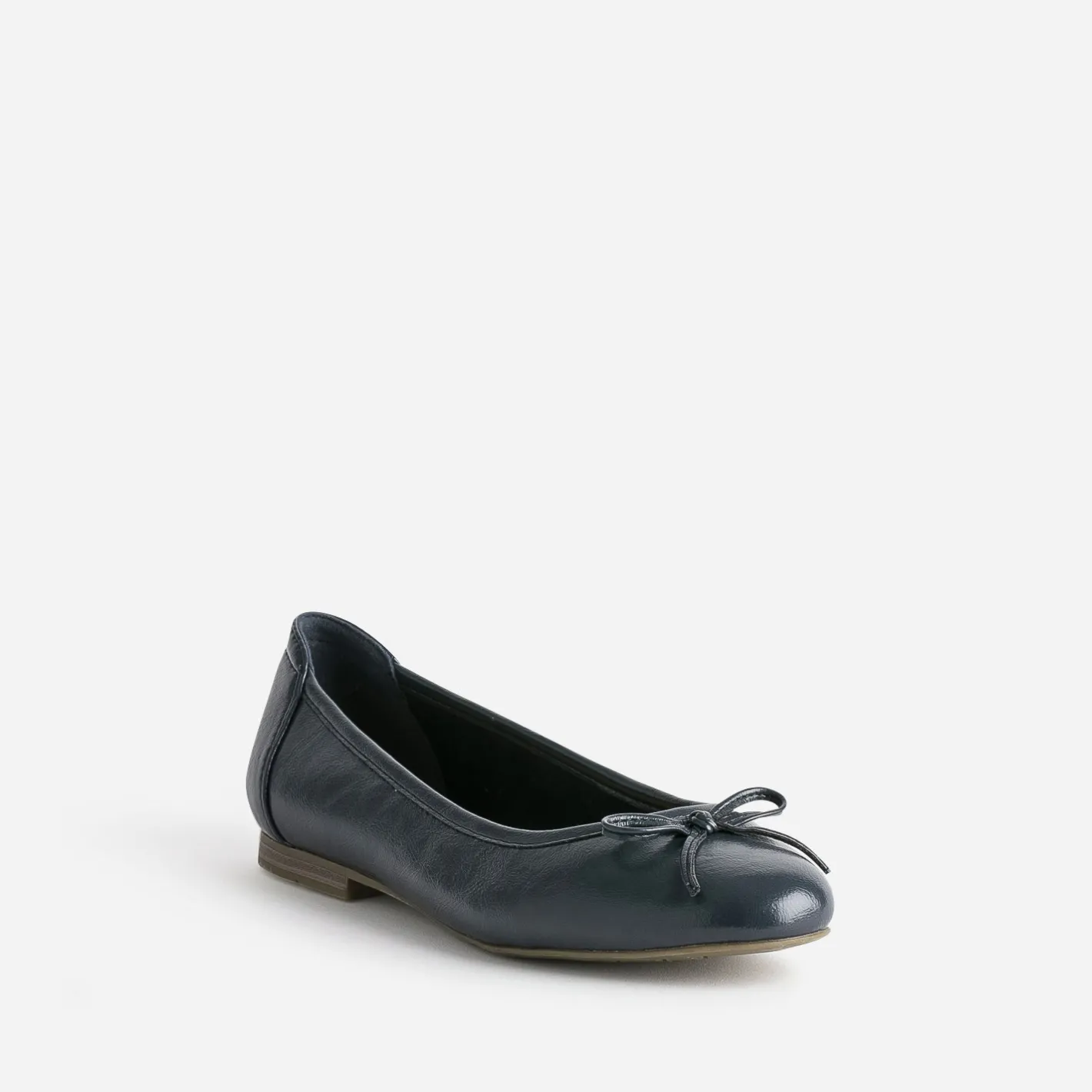 Ballerine marine avec nœud^Eram New