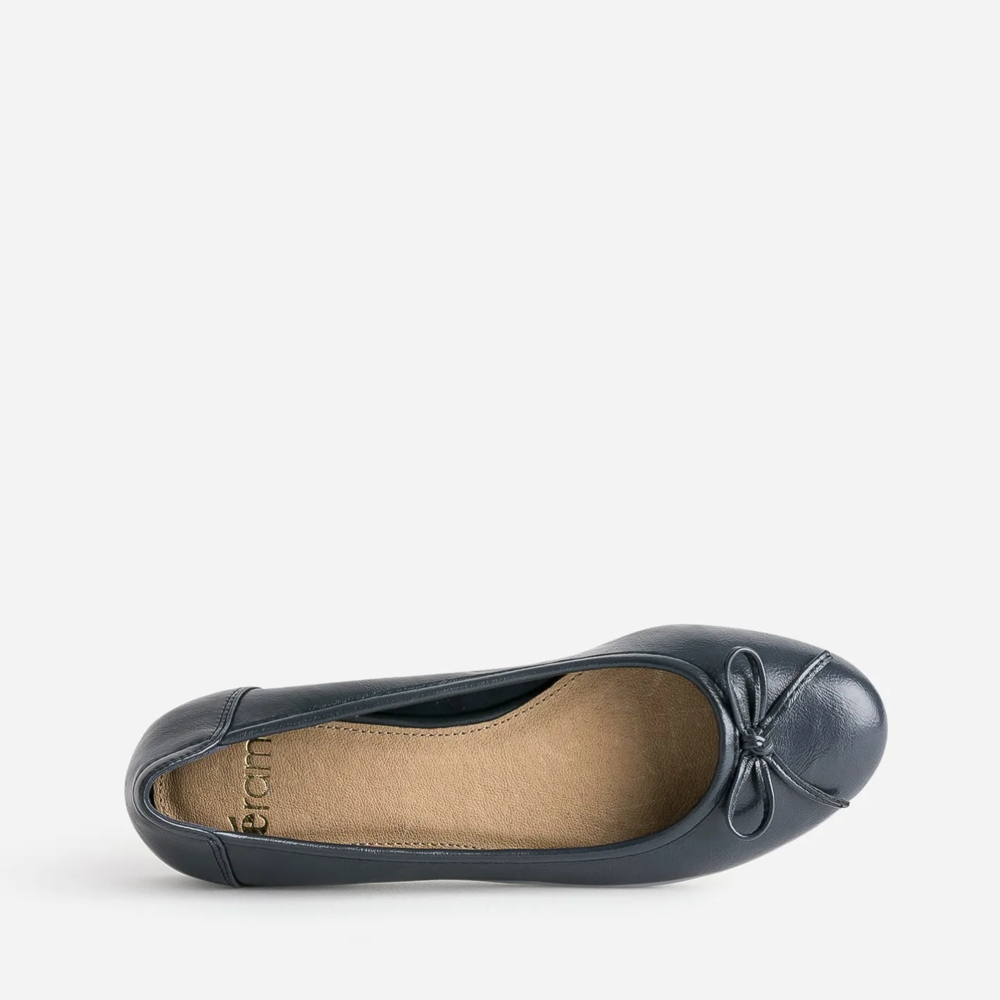 Ballerine marine avec nœud^Eram New