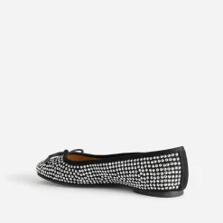 Ballerine noire décor strass^Eram Online