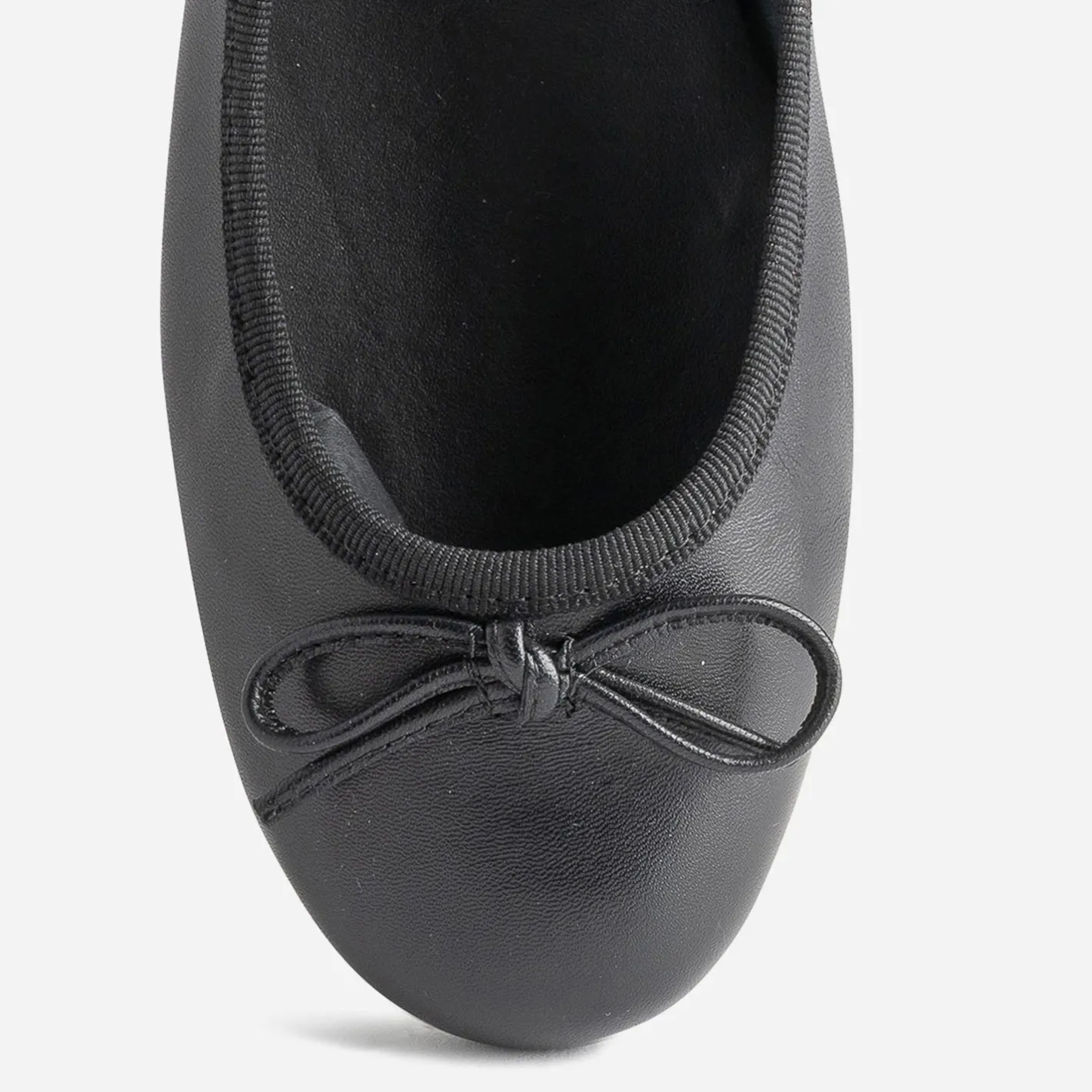 Ballerine e en cuir avec noeud^Eram Clearance