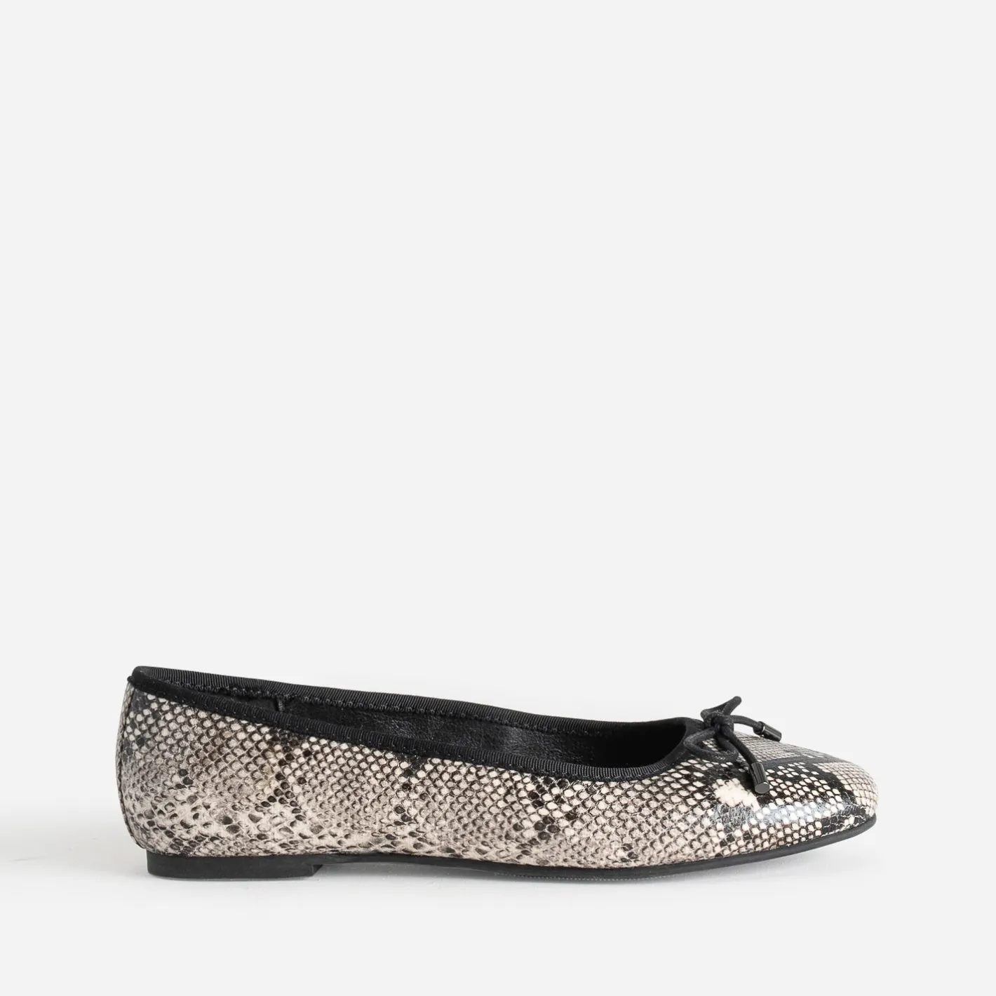 Ballerine noire imprimé effet python^Eram New
