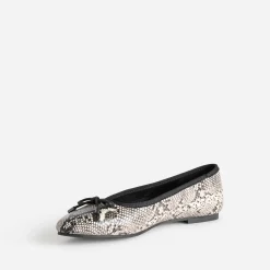 Ballerine noire imprimé effet python^Eram New