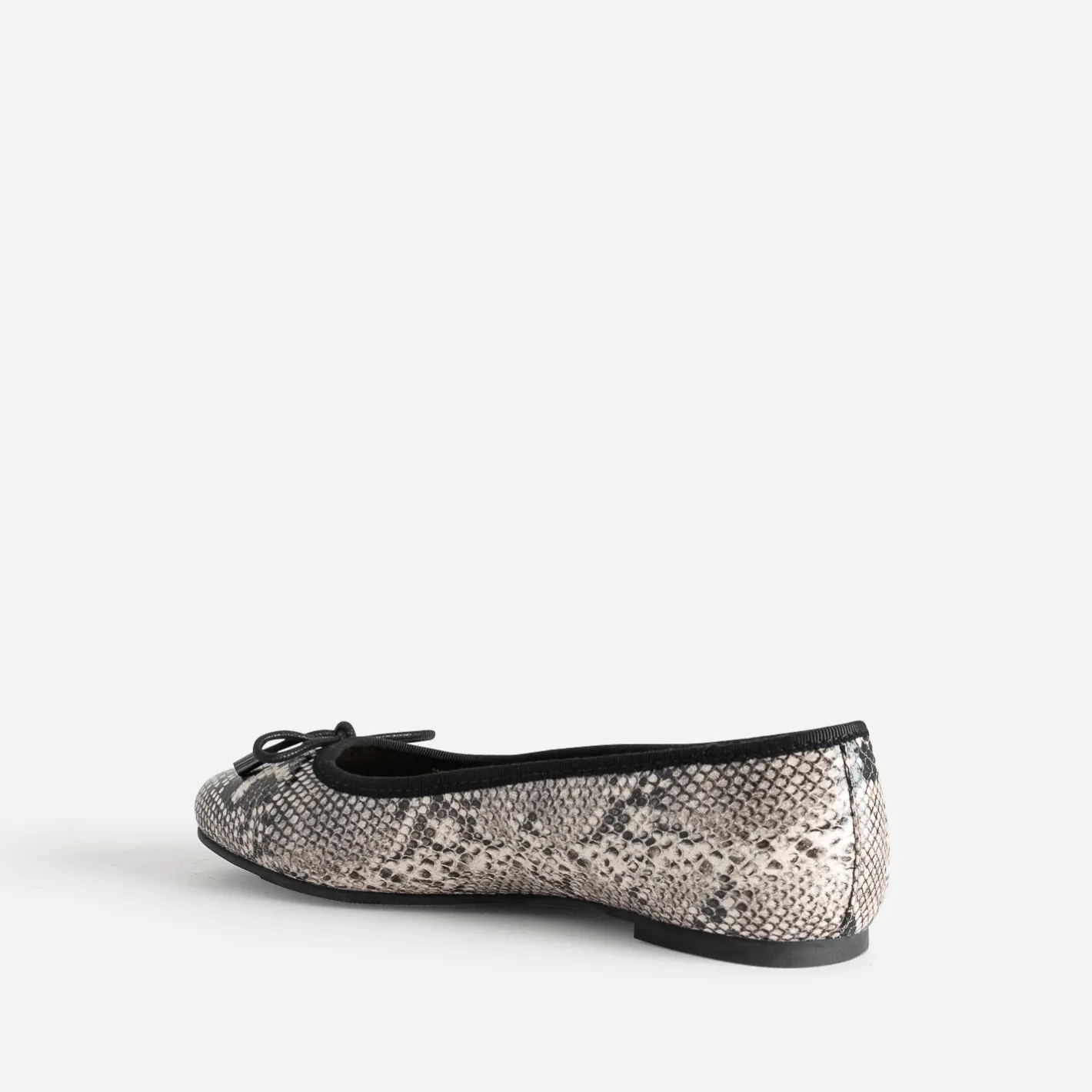 Ballerine noire imprimé effet python^Eram New