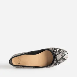 Ballerine noire imprimé effet python^Eram New