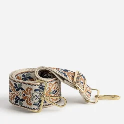 Bandoulière amovible TEXTO beige à motif indien^Eram Outlet