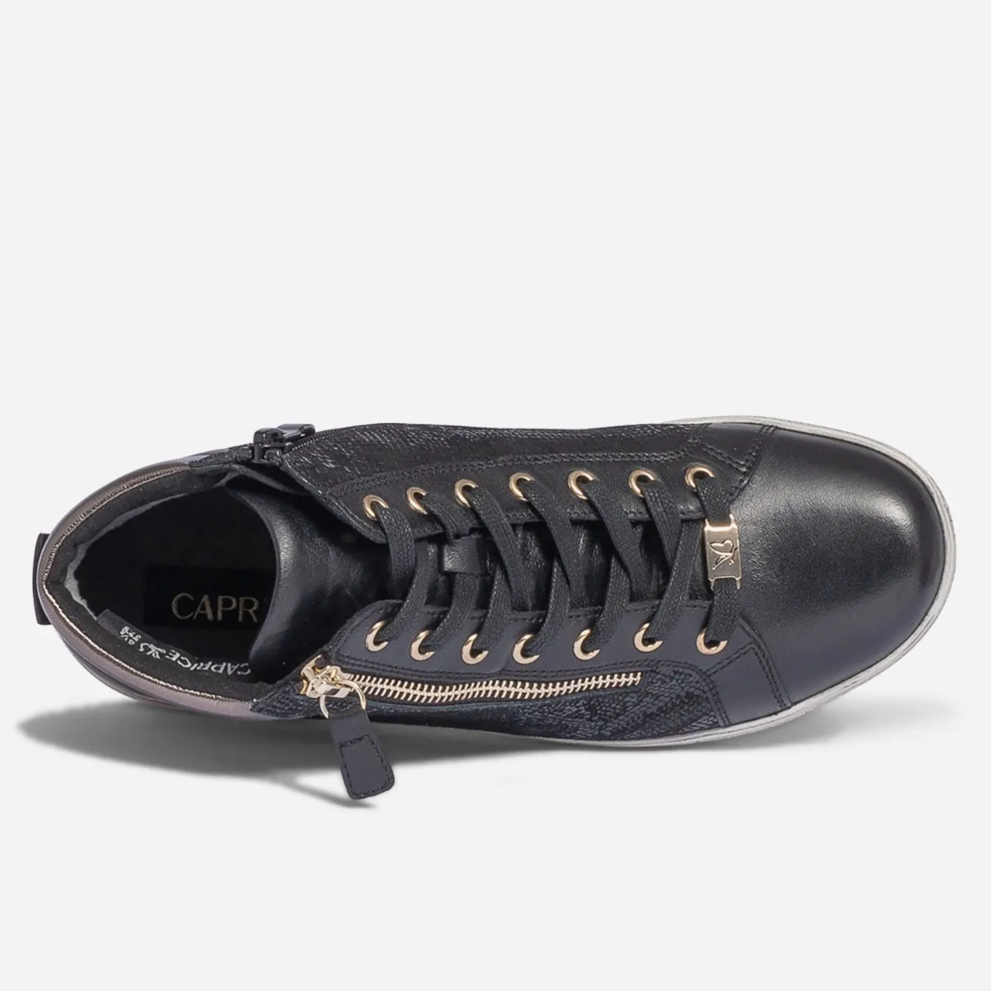 Basket e en cuir effet python^Caprice Clearance