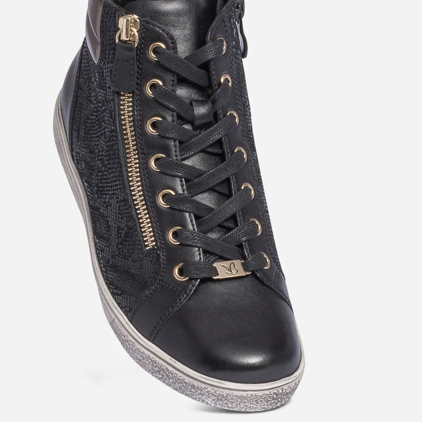 Basket e en cuir effet python^Caprice Clearance