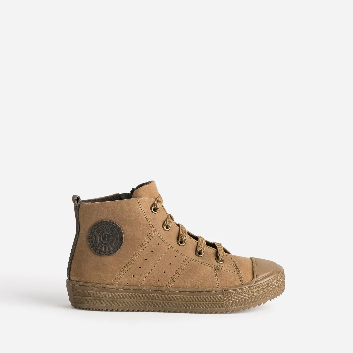 Basket éco-conçue camel en cuir^Buggy Discount