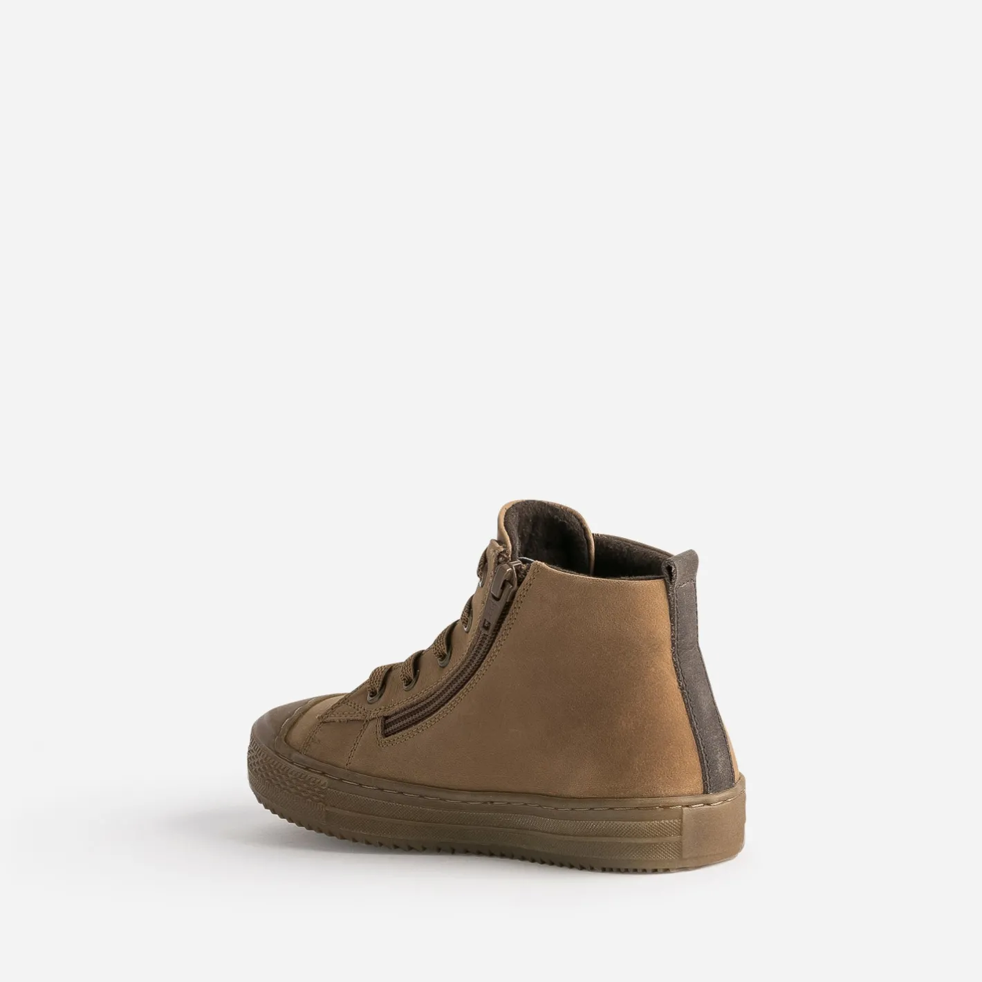 Basket éco-conçue camel en cuir^Buggy Discount