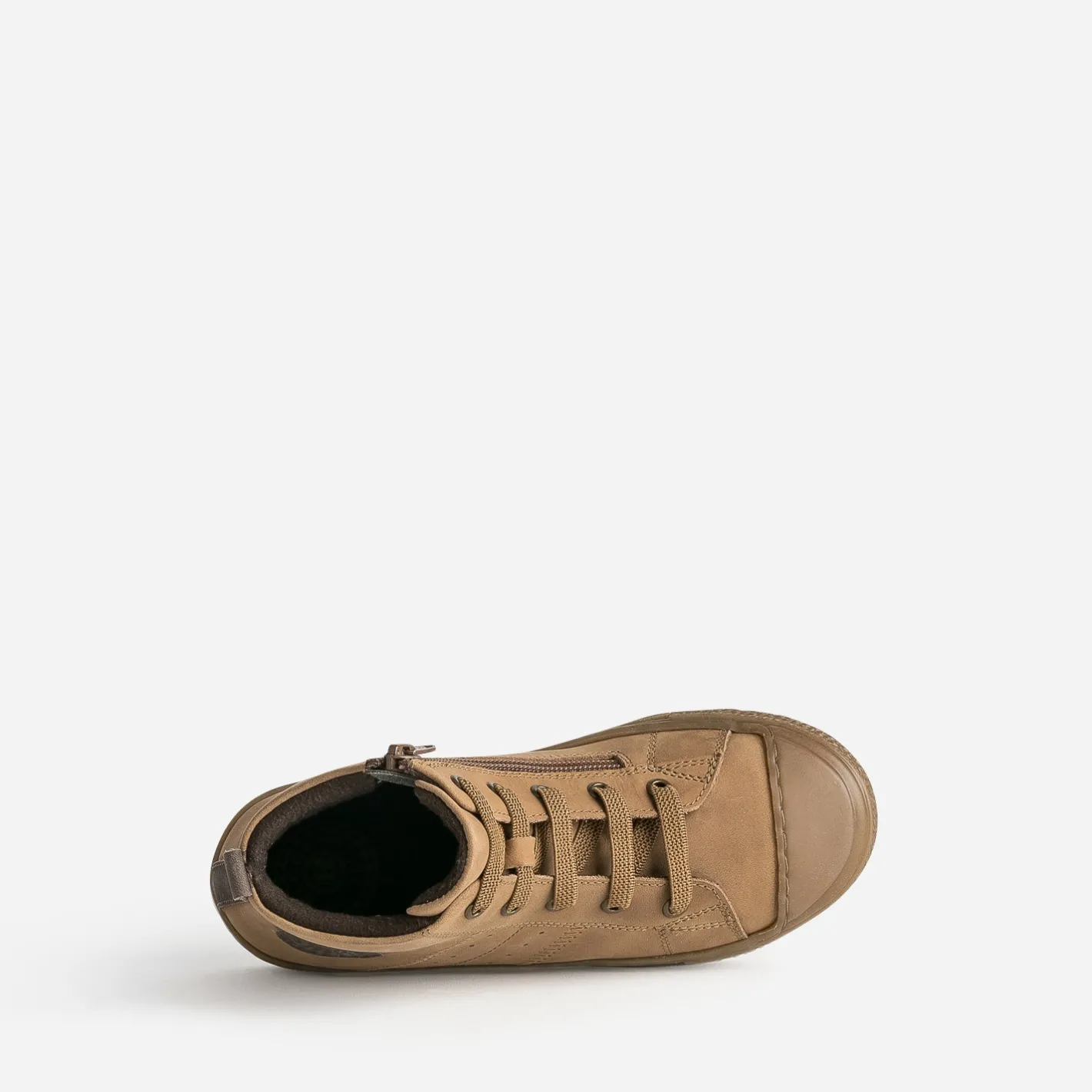 Basket éco-conçue camel en cuir^Buggy Discount