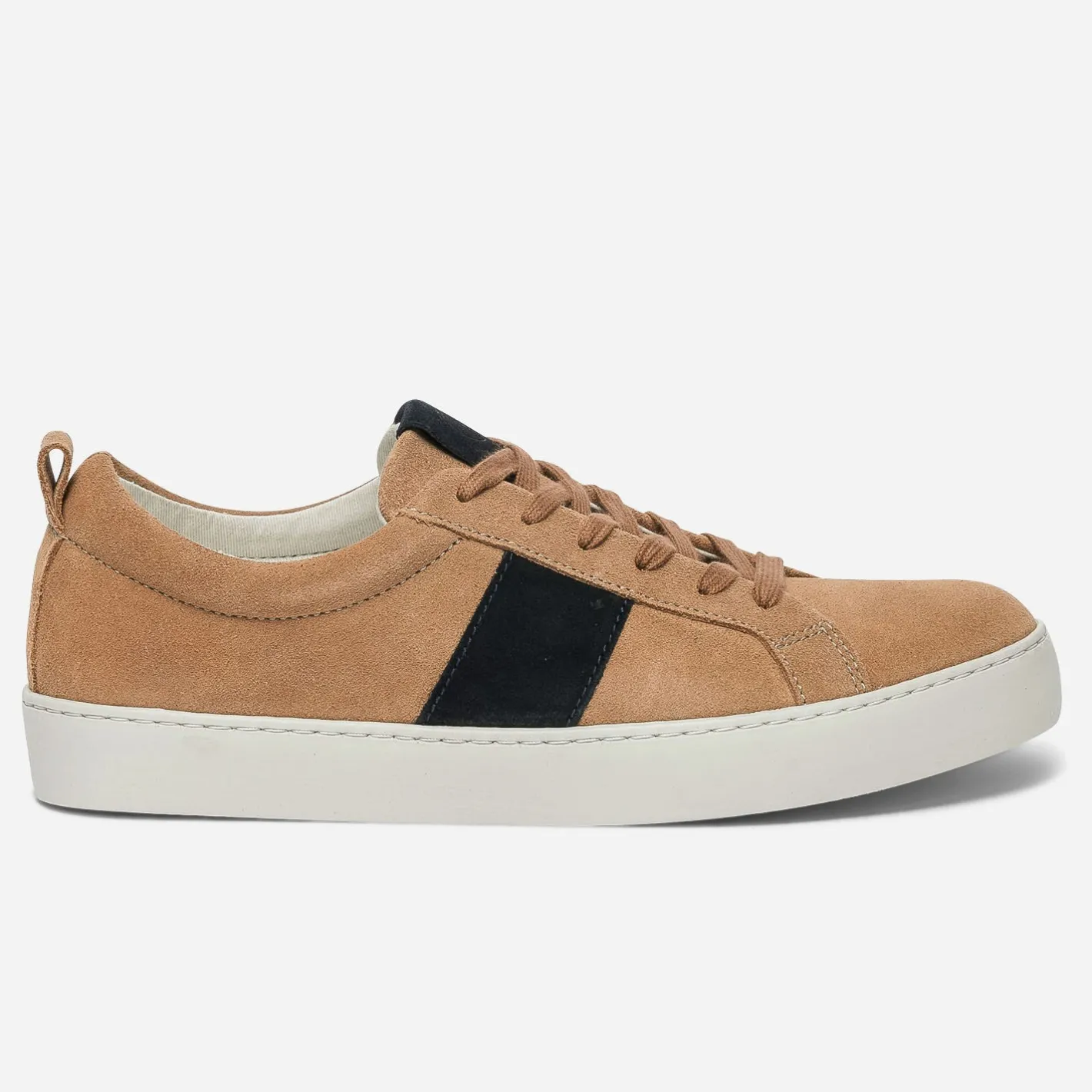 Basket et marine en cuir velours éco-conçue^Eram