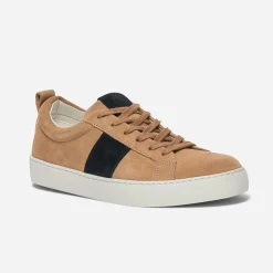 Basket et marine en cuir velours éco-conçue^Eram