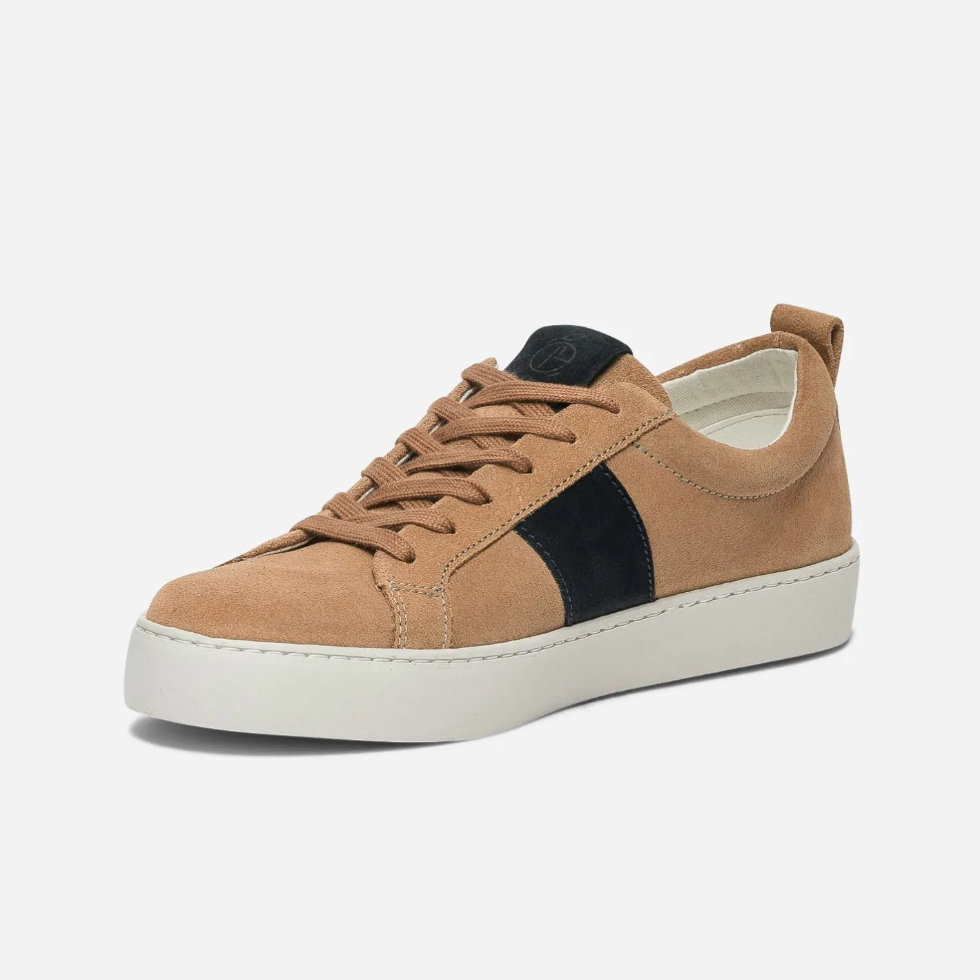 Basket et marine en cuir velours éco-conçue^Eram
