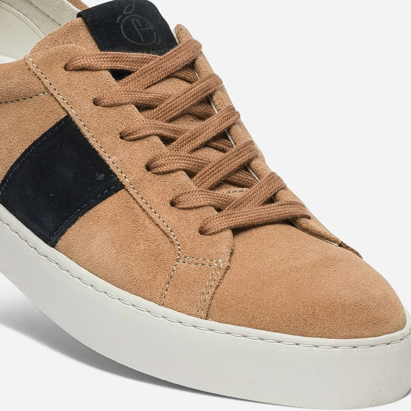 Basket et marine en cuir velours éco-conçue^Eram