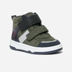Baskets kaki à double scratchs^Buggy Outlet