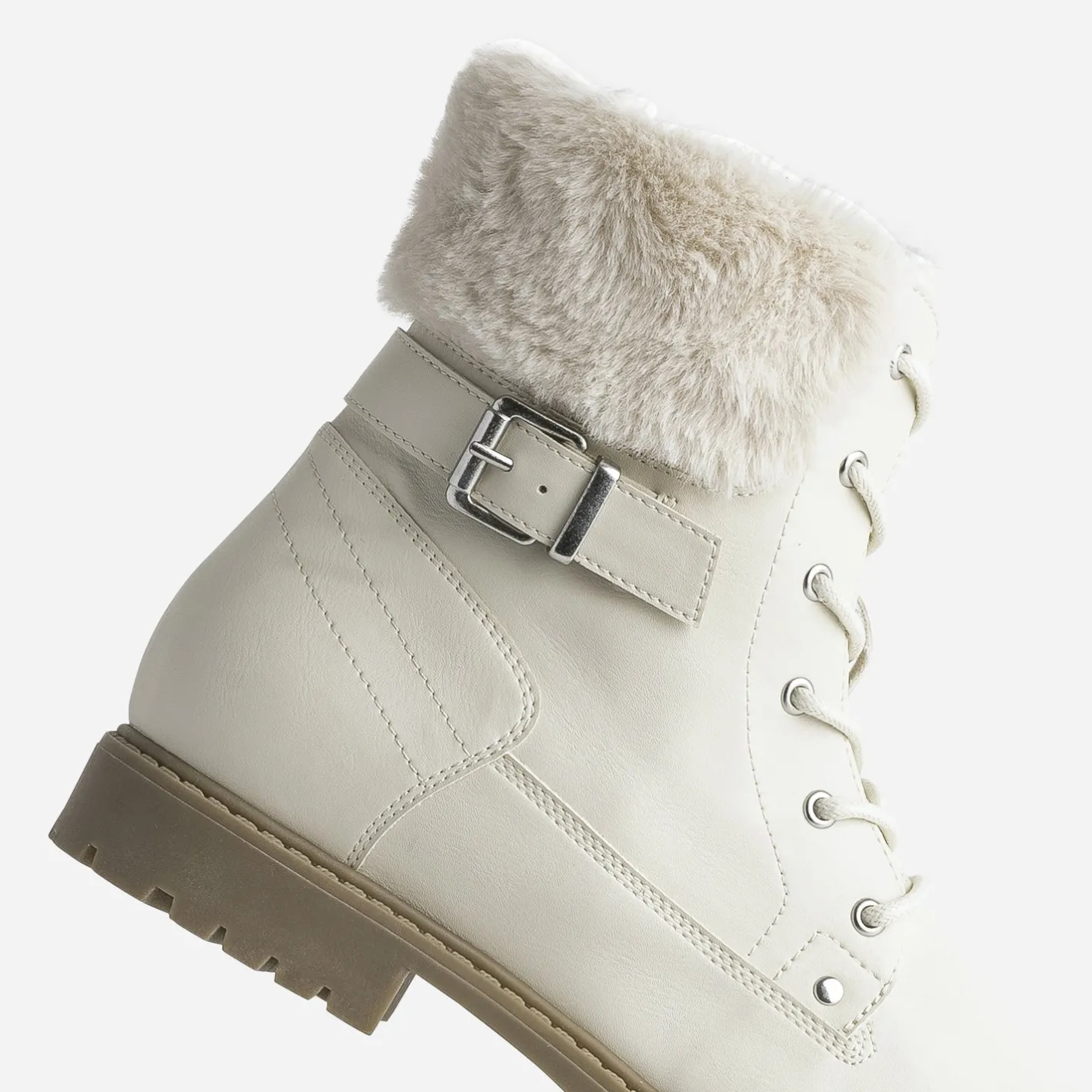 Boots à lacet fourré^Buggy Online