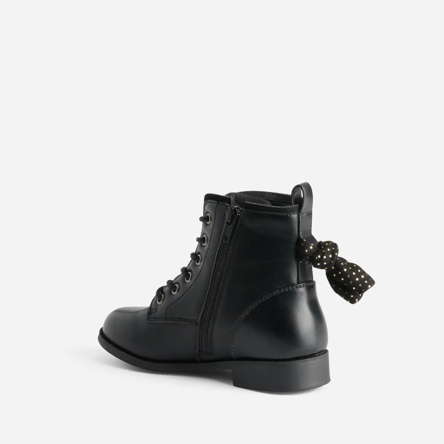 Boots à lacet avec nœud-pois^Buggy Outlet