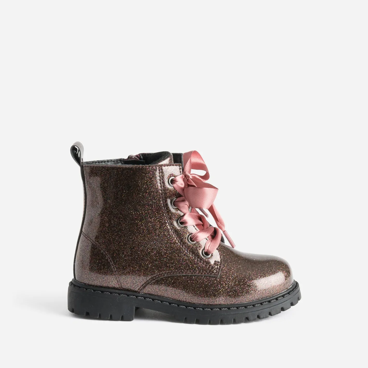 Boots à lacet pailleté à lacet ruban^Buggy Best