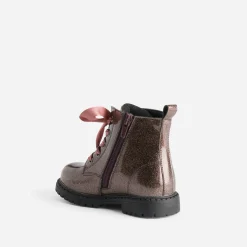 Boots à lacet pailleté à lacet ruban^Buggy Best