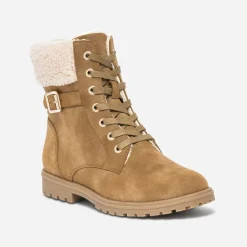 Boots à lacet fourré^Eram Sale