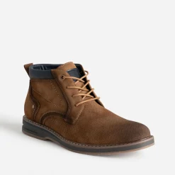 Boots à lacet suédé enmbossé^Eram Discount