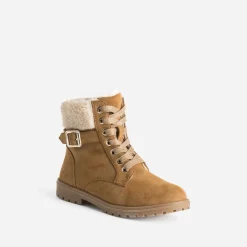 Boots à lacet suédé fourré^Buggy