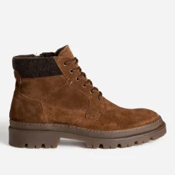 Boots à lacet cuir velours^Eram Hot