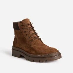 Boots à lacet cuir velours^Eram Hot