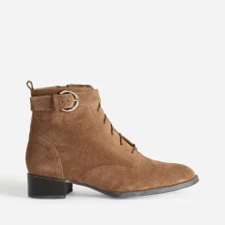 Boots à lacet cuir velours^Eram Flex Best