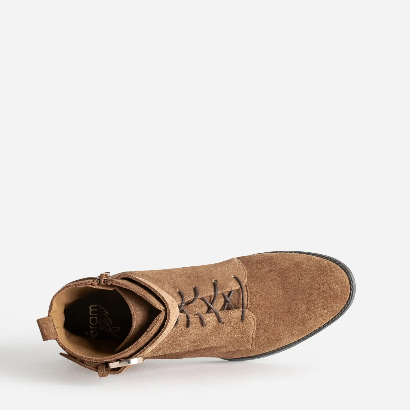 Boots à lacet cuir velours^Eram Flex Best