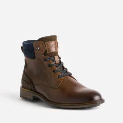 Boots à lacet bi-matière^Eram Online