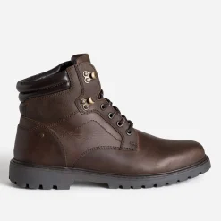 Boots à lacet cuir semelle crantée^Eram Online