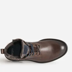 Boots à lacet en cuir détails chinés^Eram Hot