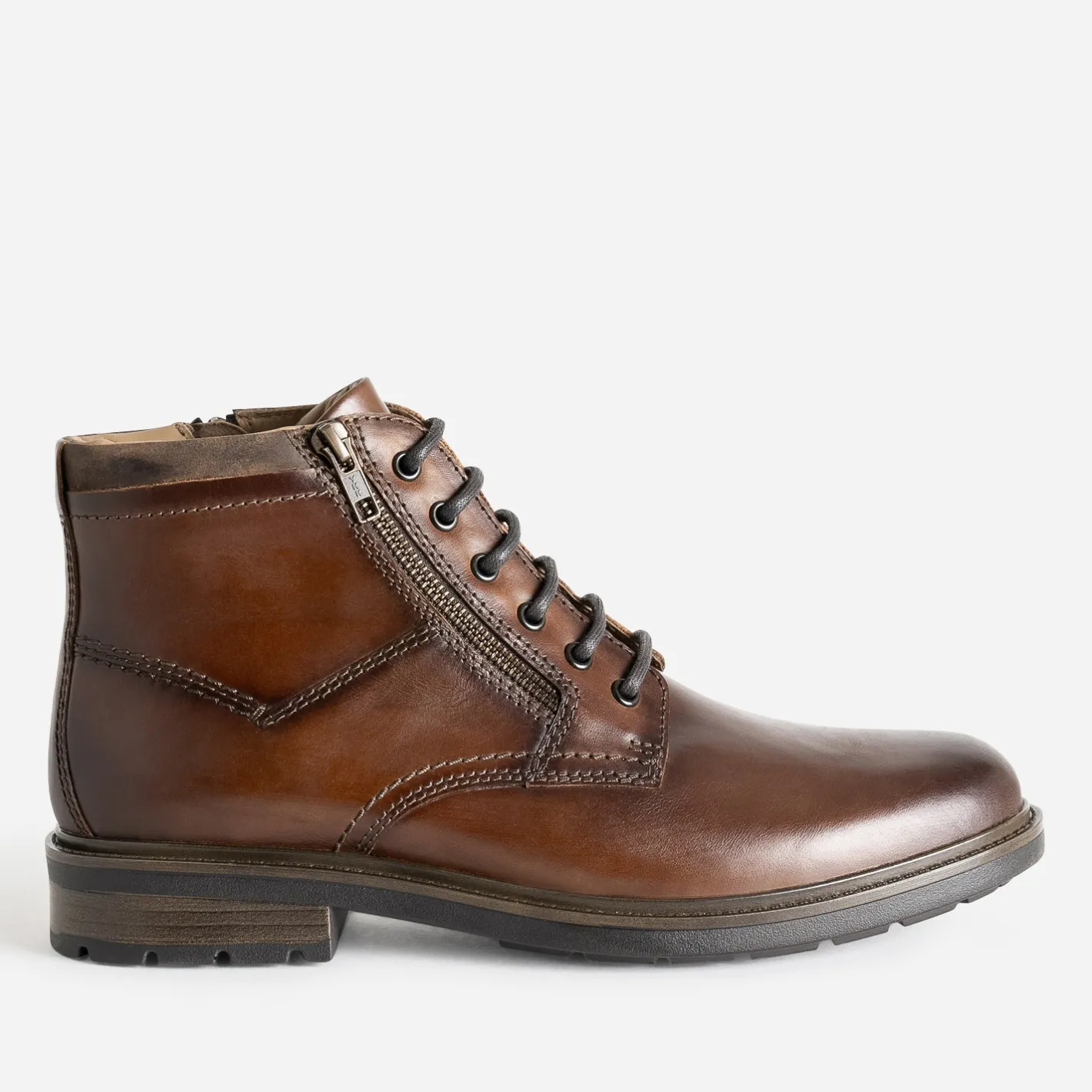 Boots à lacet en cuir^Eram Sale