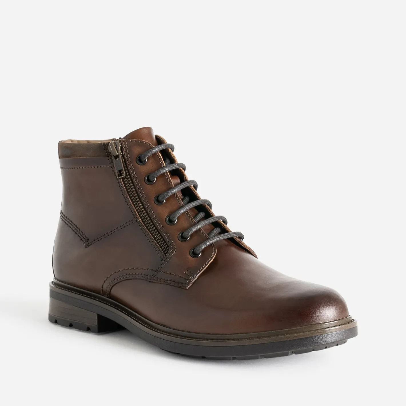 Boots à lacet en cuir^Eram Sale