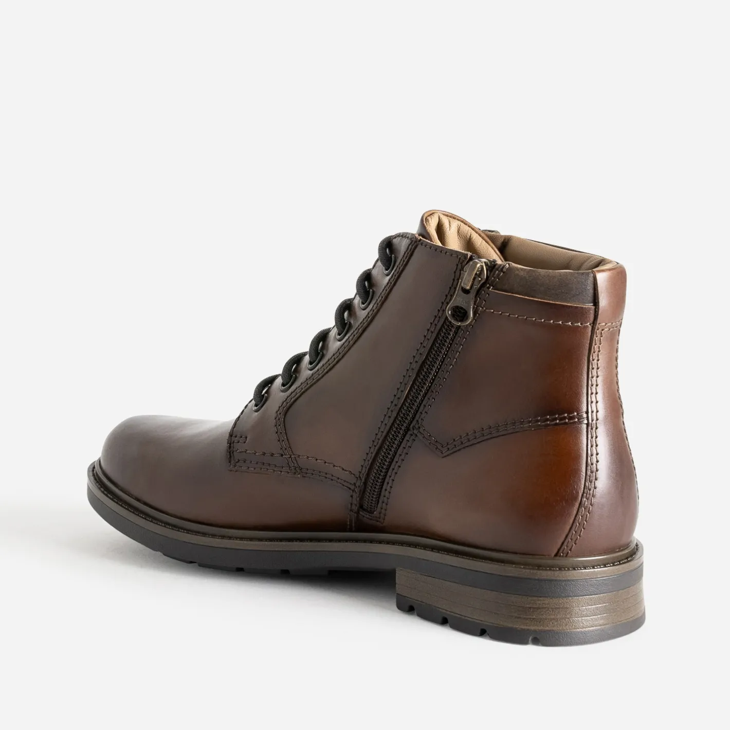 Boots à lacet en cuir^Eram Sale