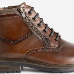 Boots à lacet en cuir^Eram Sale