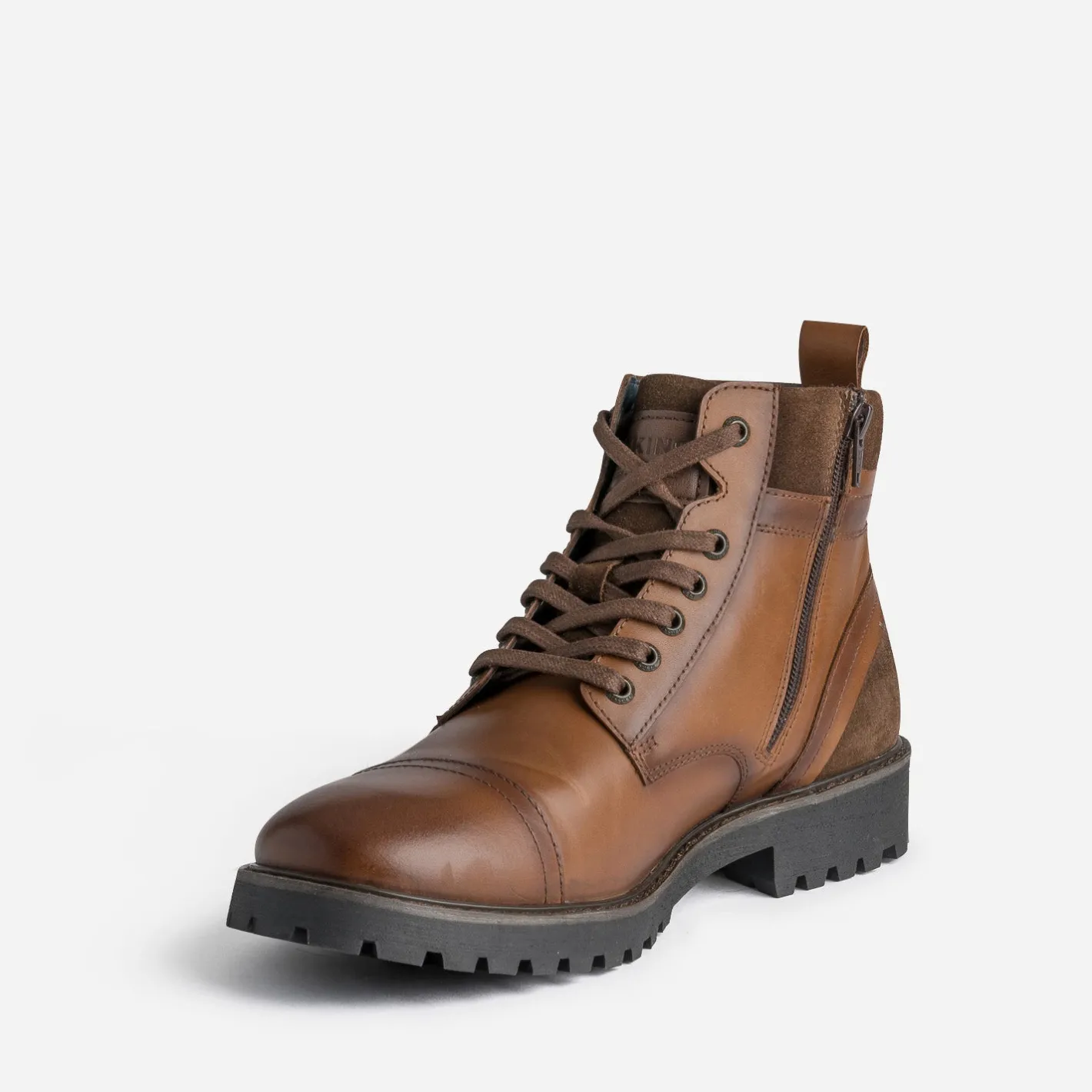 Boots à lacet en cuir^Redskins Discount