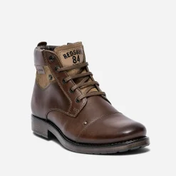 Boots à lacet marron en cuir^Redskins Online