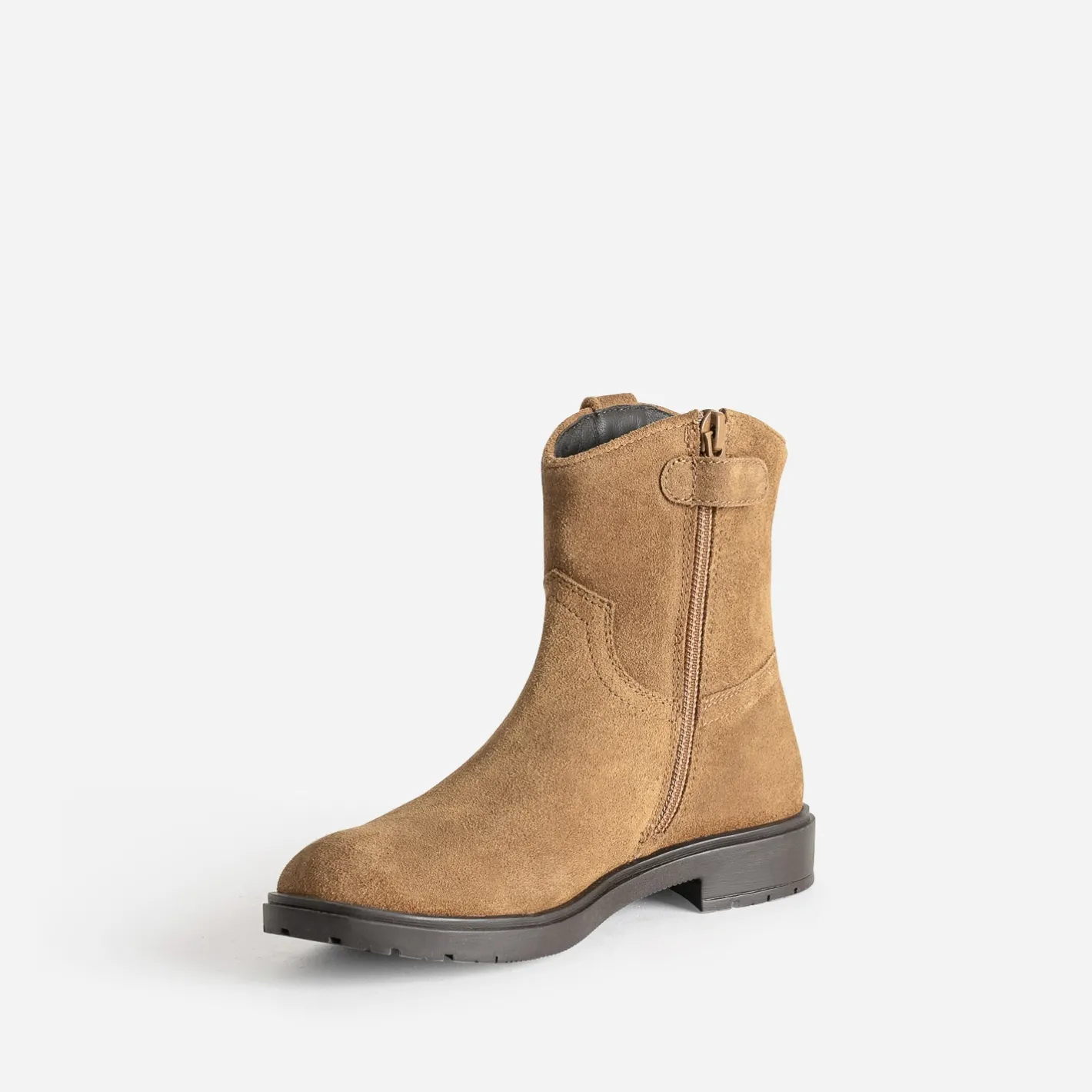 Boots cuir velours^Buggy Outlet