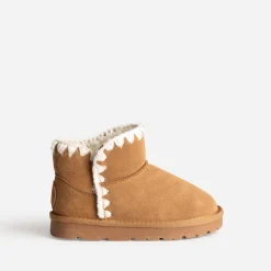 Boots cuir velours fourré^Buggy Outlet
