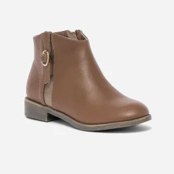 Boots camel avec boucle côté^Eram Outlet