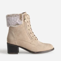 Boots cuir velours^Caprice