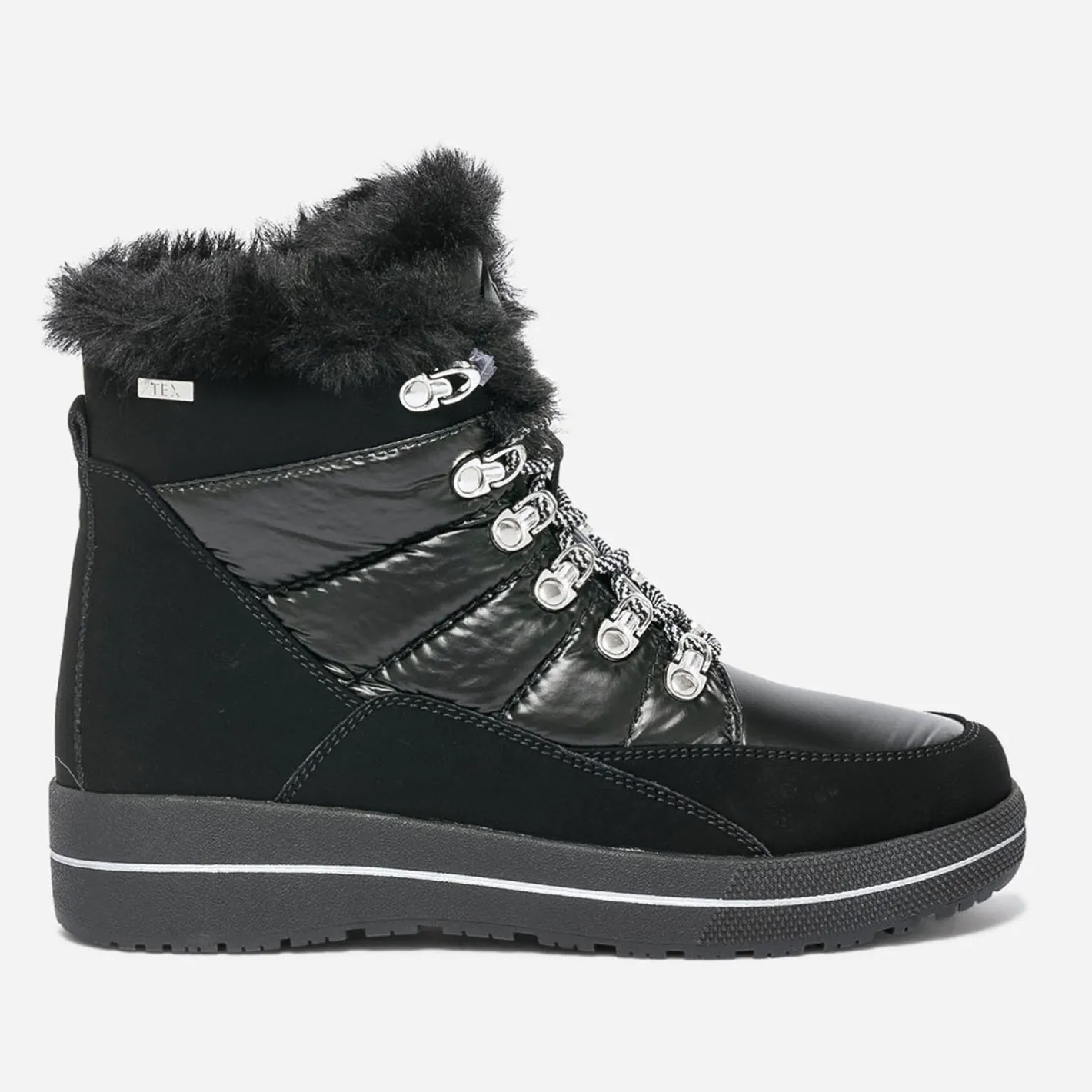 Boots bi matière fourré^Caprice New